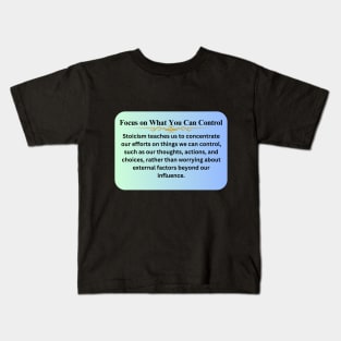 Inspirational Focus on What Matters Kids T-Shirt